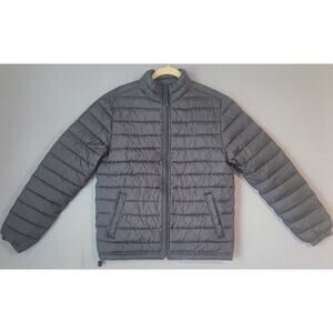 Aéropostale Down Jacket Small Black Puffer Y2K Streetwear Outerwear Packable